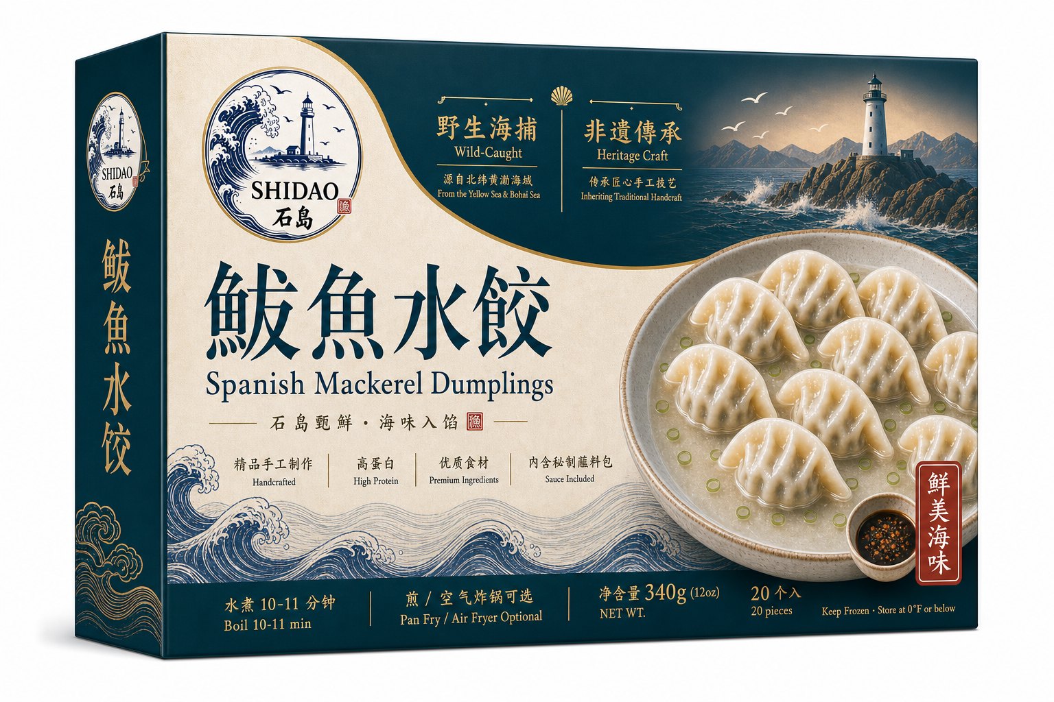 SHIDAO Spanish Mackerel Dumplings